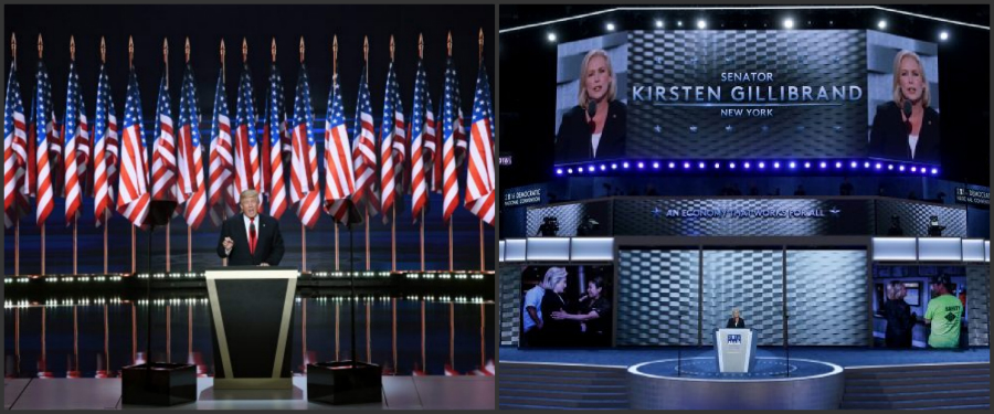 Image result for democratic convention no flags